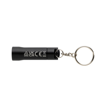 Logotrade promotional item picture of: Flash RCS recycled aluminium keychain torch